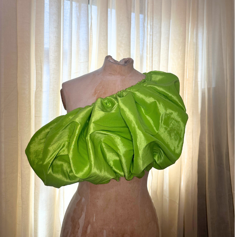 Solene Top - Peridot Green