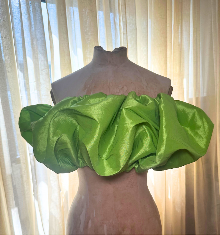 Solene Top - Peridot Green