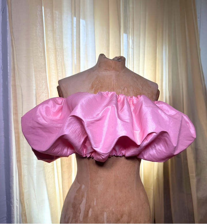 Solene Top - Powder Pink